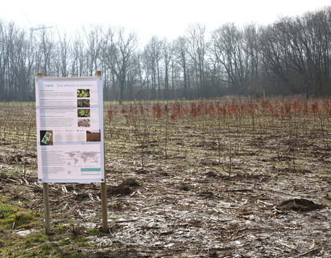 Aanplant klimaatbos in Melle