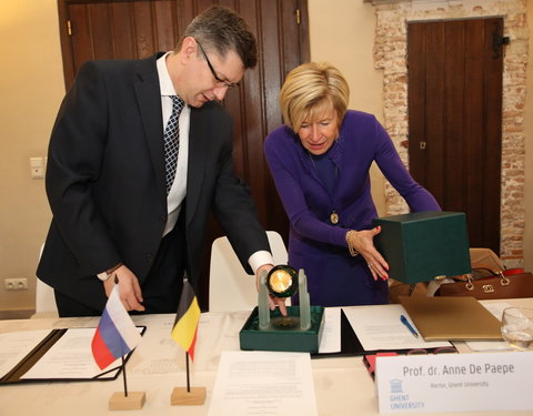 Hernieuwing cooperation agreement met Saratov State University (Rusland)