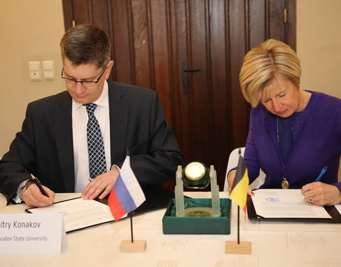 Hernieuwing cooperation agreement met Saratov State University (Rusland)