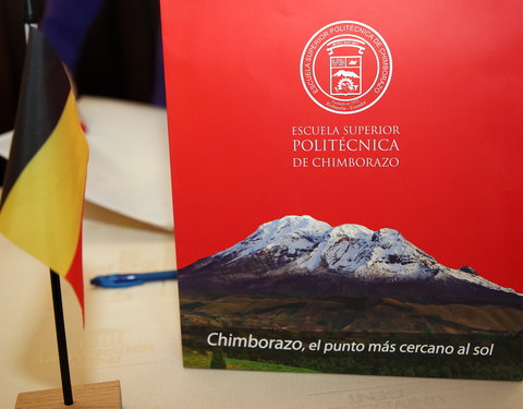 MoU met Escuela Superior Politecnica de Chimborazo (Ecuador)