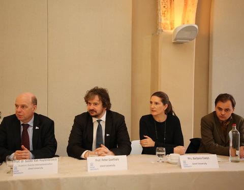 Ontmoeting met delegatie van Escuela Politécnica Nacional (Ecuador)