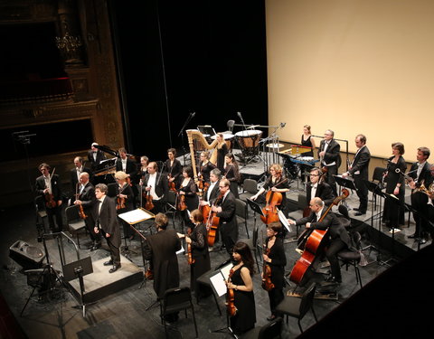 Dies Natalisconcert met première universitaire hymne