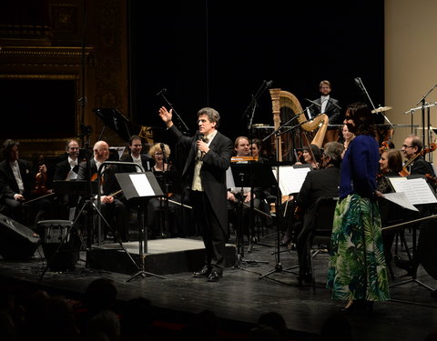 Dies Natalisconcert met première universitaire hymne