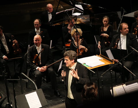 Dies Natalisconcert met première universitaire hymne