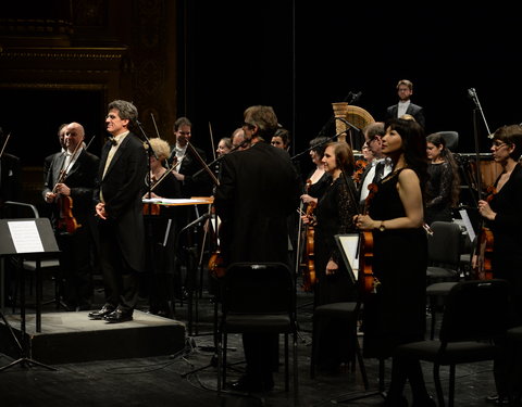 Dies Natalisconcert met première universitaire hymne