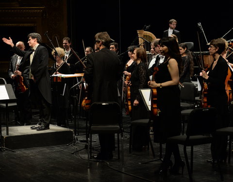 Dies Natalisconcert met première universitaire hymne