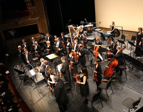 Dies Natalisconcert met première universitaire hymne