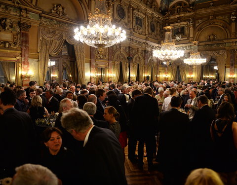 Dies Natalis, walking dinner in Opera Gent