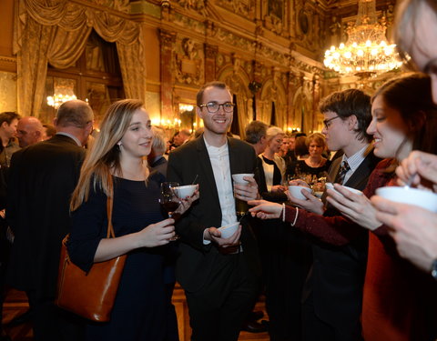 Dies Natalis, walking dinner in Opera Gent