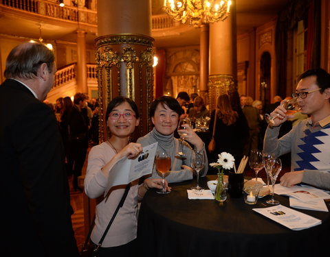 Dies Natalis, walking dinner in Opera Gent