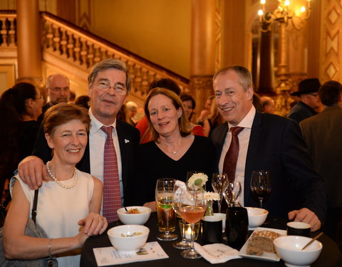 Dies Natalis, walking dinner in Opera Gent