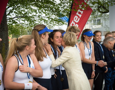 Internationale roeiregatta voor 200 jaar UGent