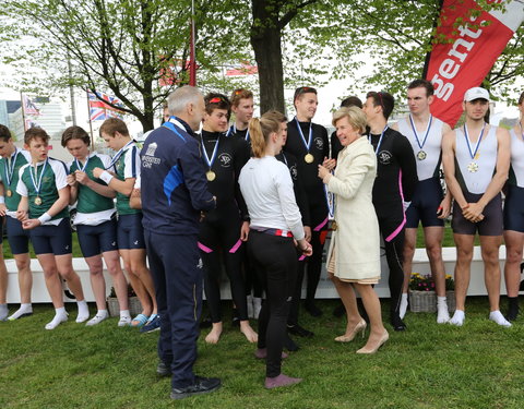 Internationale roeiregatta voor 200 jaar UGent