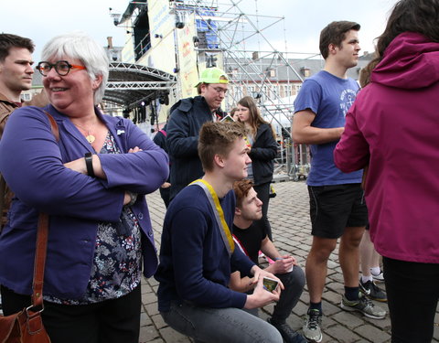 Rondje voor 200 jaar UGent tijdens 12urenloop 2017