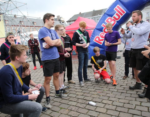 Rondje voor 200 jaar UGent tijdens 12urenloop 2017