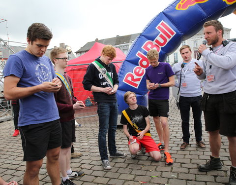 Rondje voor 200 jaar UGent tijdens 12urenloop 2017