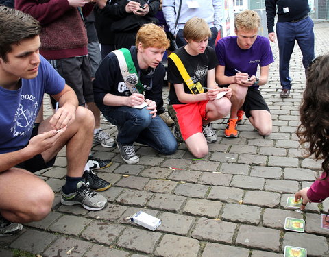 Rondje voor 200 jaar UGent tijdens 12urenloop 2017