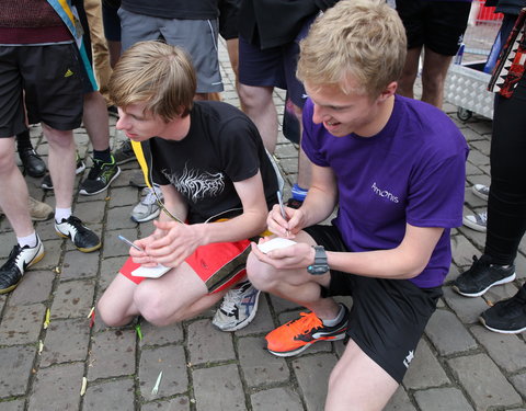 Rondje voor 200 jaar UGent tijdens 12urenloop 2017