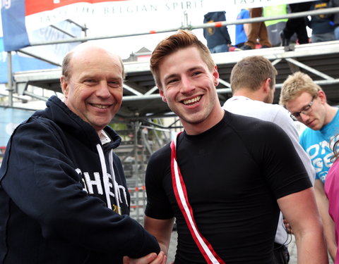 Rondje voor 200 jaar UGent tijdens 12urenloop 2017