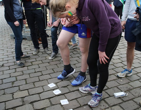 Rondje voor 200 jaar UGent tijdens 12urenloop 2017