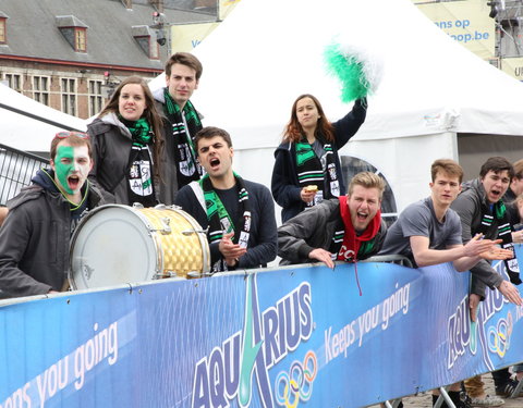 Rondje voor 200 jaar UGent tijdens 12urenloop 2017