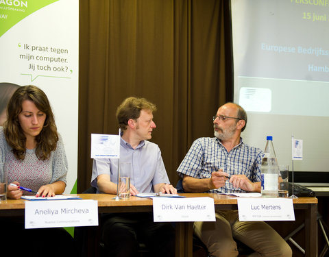 Persconferentie Europese Bedrijfssportspelen (22-26 juni 2011 in Hamburg), met voorstelling van de Vlaamse deelnemers-7912