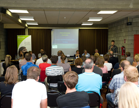 Persconferentie Europese Bedrijfssportspelen (22-26 juni 2011 in Hamburg), met voorstelling van de Vlaamse deelnemers-7917