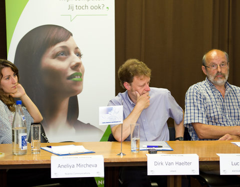 Persconferentie Europese Bedrijfssportspelen (22-26 juni 2011 in Hamburg), met voorstelling van de Vlaamse deelnemers-7920