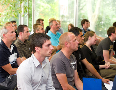 Persconferentie Europese Bedrijfssportspelen (22-26 juni 2011 in Hamburg), met voorstelling van de Vlaamse deelnemers-7929