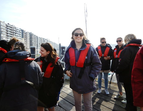 Bezoek Raad van Bestuur aan windmolenpark en Campus Oostende