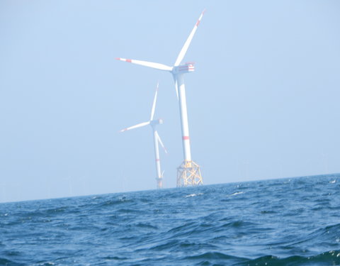 Bezoek Raad van Bestuur aan windmolenpark en Campus Oostende