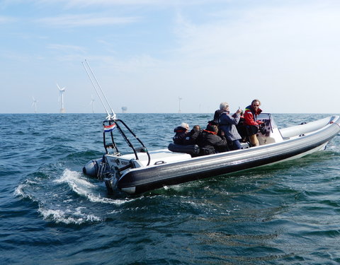 Bezoek Raad van Bestuur aan windmolenpark en Campus Oostende