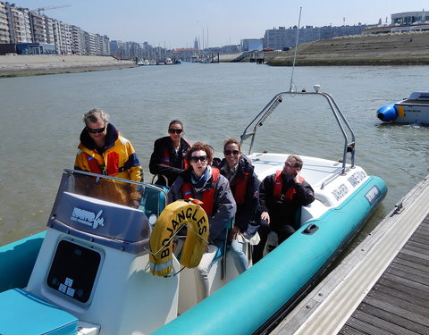 Bezoek Raad van Bestuur aan windmolenpark en Campus Oostende