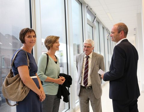 Opening vernieuwde vleugels Campus Ledeganck