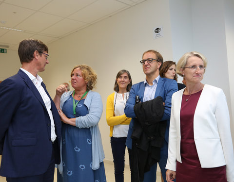 Opening vernieuwde vleugels Campus Ledeganck