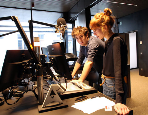 Interview bij Urgent.fm van kandidatenduo’s rectorverkiezing