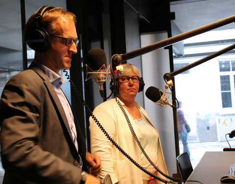 Interview bij Urgent.fm van kandidatenduo’s rectorverkiezing