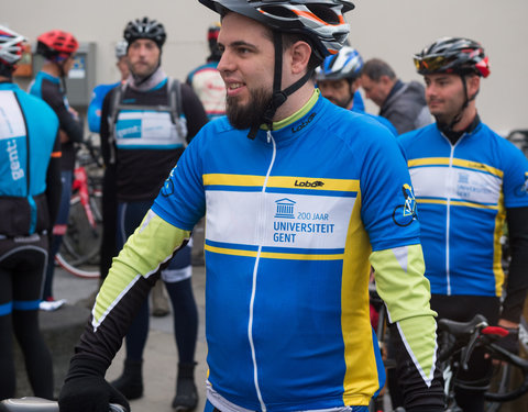 Willem I fietstocht, een symbolische fietstocht van 200 km tussen Gent en Luik