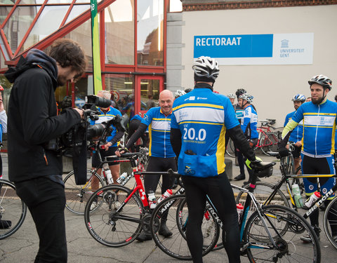 Willem I fietstocht, een symbolische fietstocht van 200 km tussen Gent en Luik