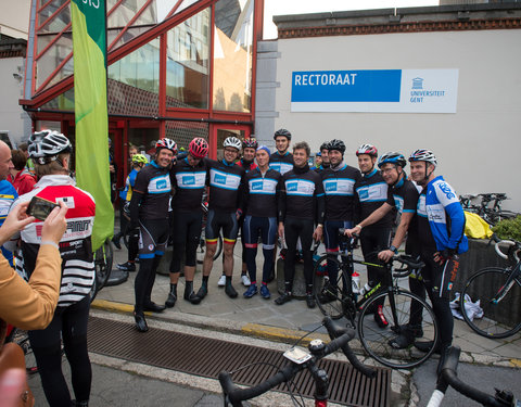 Willem I fietstocht, een symbolische fietstocht van 200 km tussen Gent en Luik