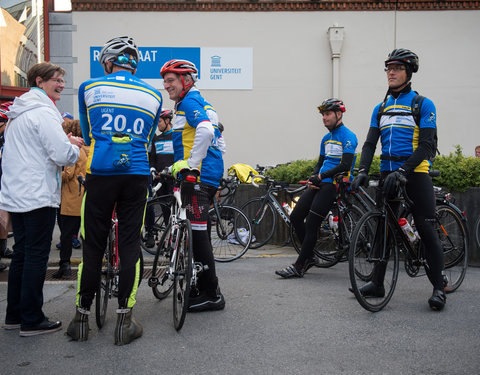 Willem I fietstocht, een symbolische fietstocht van 200 km tussen Gent en Luik