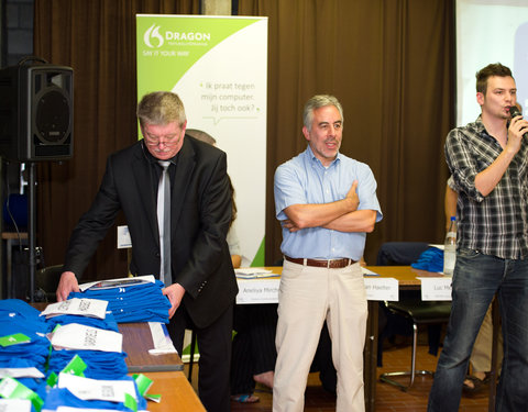 Persconferentie Europese Bedrijfssportspelen (22-26 juni 2011 in Hamburg), met voorstelling van de Vlaamse deelnemers-8237