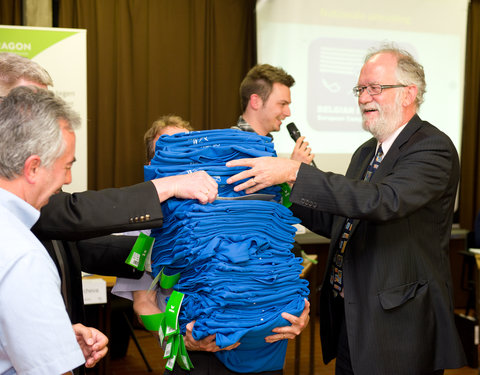 Persconferentie Europese Bedrijfssportspelen (22-26 juni 2011 in Hamburg), met voorstelling van de Vlaamse deelnemers-8240