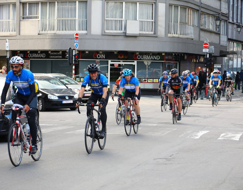 Willem I fietstocht, een symbolische fietstocht van 200 km tussen Gent en Luik