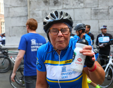 Willem I fietstocht, een symbolische fietstocht van 200 km tussen Gent en Luik