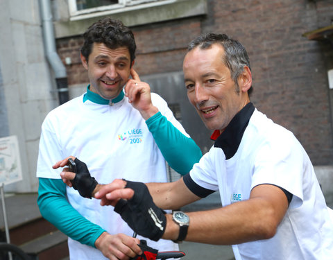 Willem I fietstocht, een symbolische fietstocht van 200 km tussen Gent en Luik