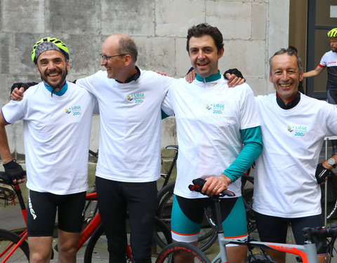 Willem I fietstocht, een symbolische fietstocht van 200 km tussen Gent en Luik