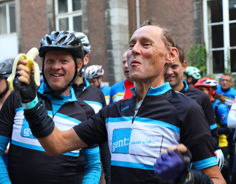 Willem I fietstocht, een symbolische fietstocht van 200 km tussen Gent en Luik