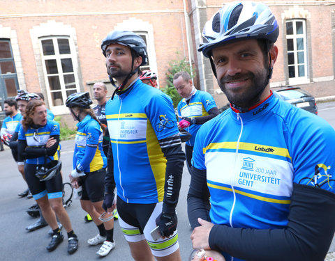 Willem I fietstocht, een symbolische fietstocht van 200 km tussen Gent en Luik