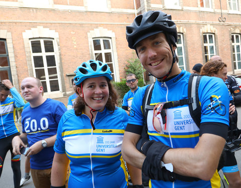 Willem I fietstocht, een symbolische fietstocht van 200 km tussen Gent en Luik